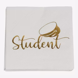 Servetter - Student - Guld
