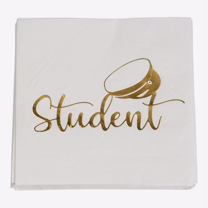 Servetter - Student - Guld