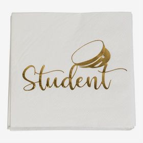 Servetter - Student - Guld