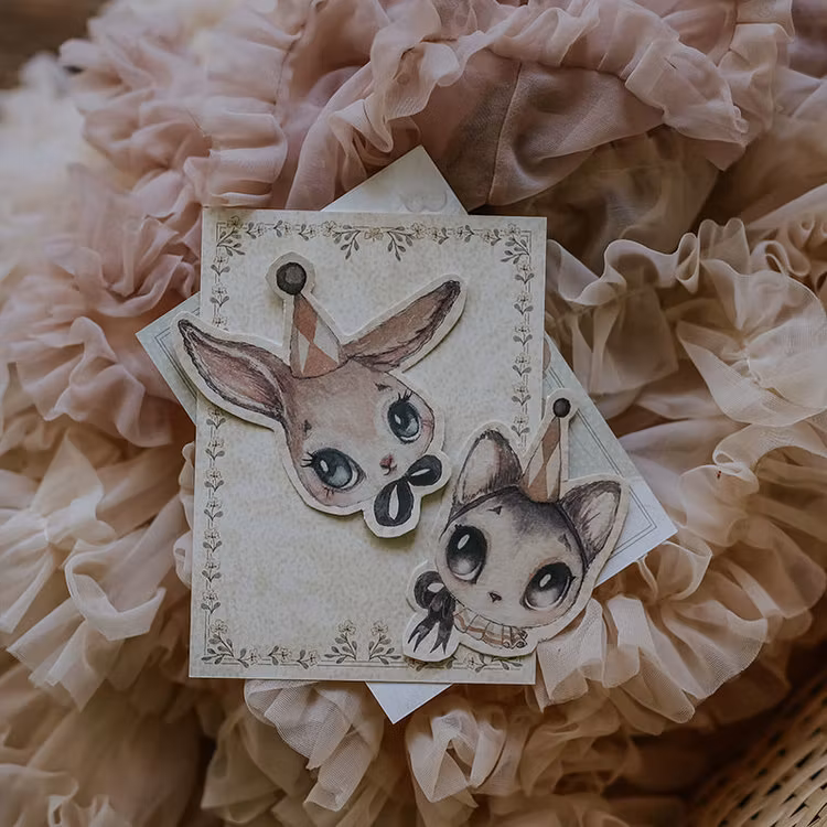 Paper Friends Party Kit-  Mrs Mighetto