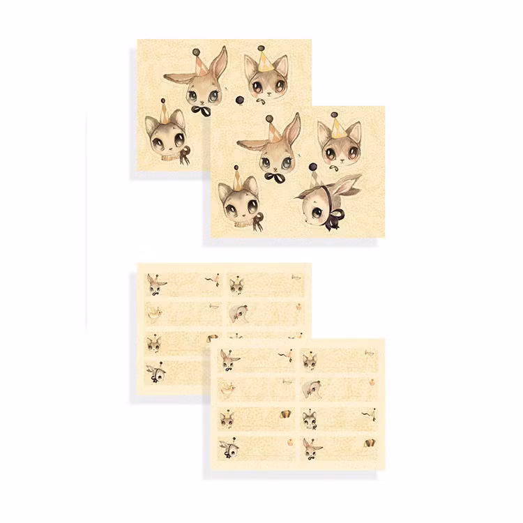 Paper Friends Party Kit-  Mrs Mighetto