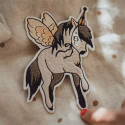1 Patch Flying pony  -  Mrs Mighetto