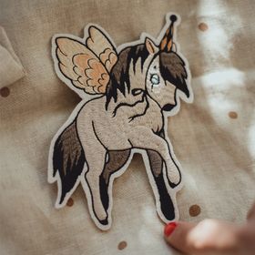 1 Patch Flying pony  -  Mrs Mighetto