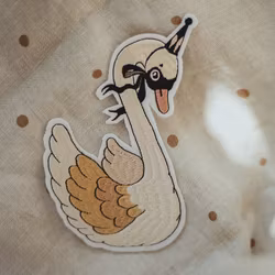 1 Patch Dear Swan -  Mrs Mighetto