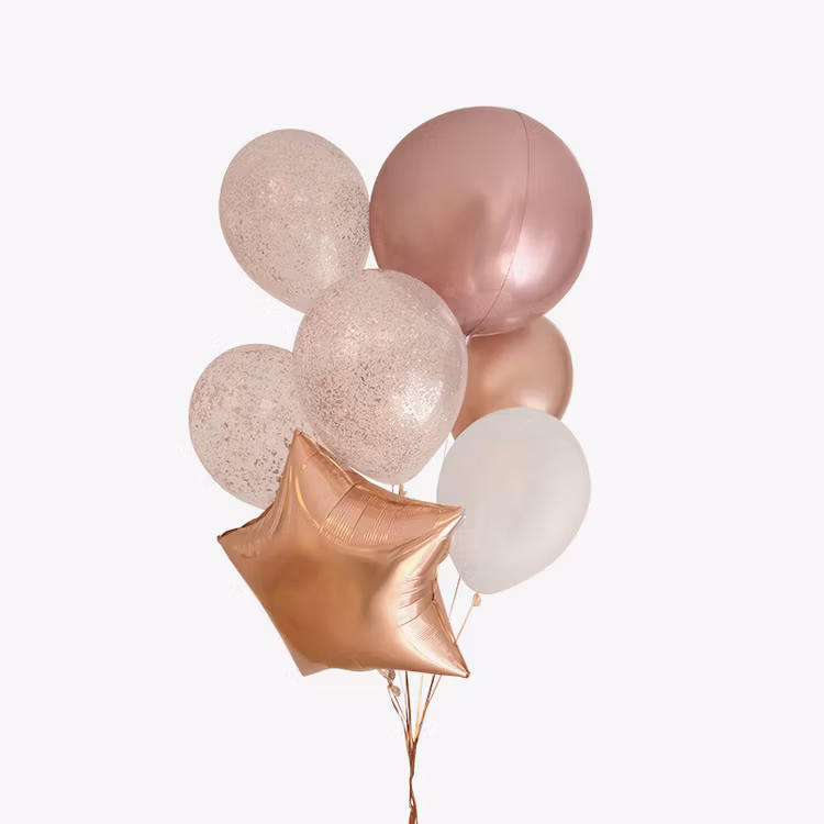 Ballongbukett - Student - Rosé Mix