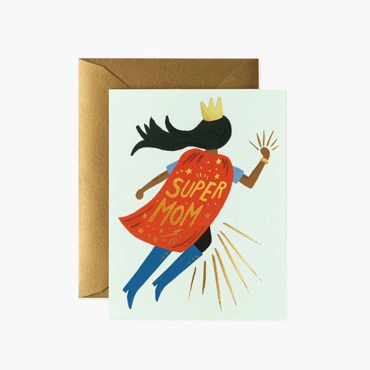 Kort - Super Mom - Mint