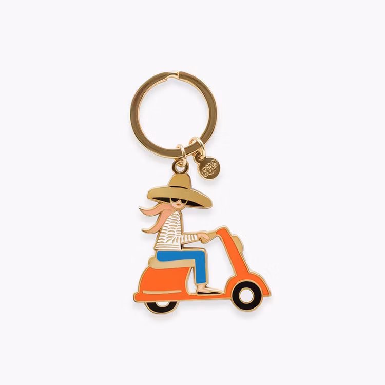 Enamel Keychain - Scooter