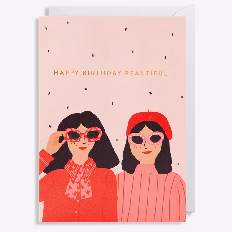 Kort - Happy Birthday Beautiful