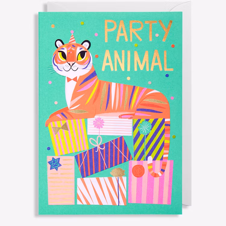 Kort - Party Animal - Tiger