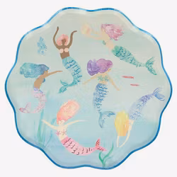 Tallrikar - Scalloped - Mermaid