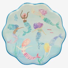 Tallrikar - Scalloped - Mermaid