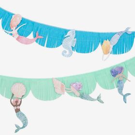 Girlang - Scalloped Fringes - Mermaid