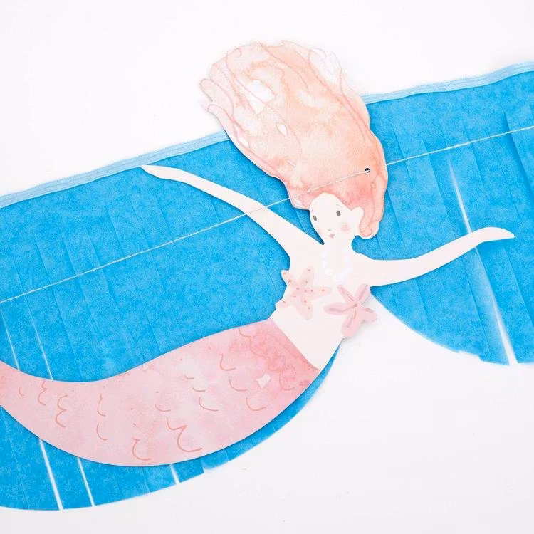 Girlang - Scalloped Fringes - Mermaid