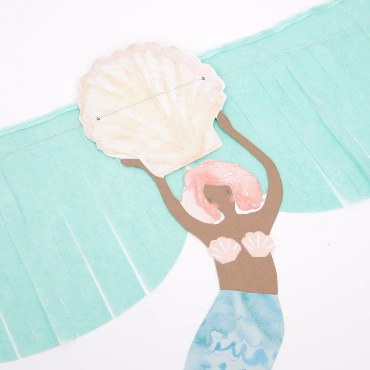 Girlang - Scalloped Fringes - Mermaid