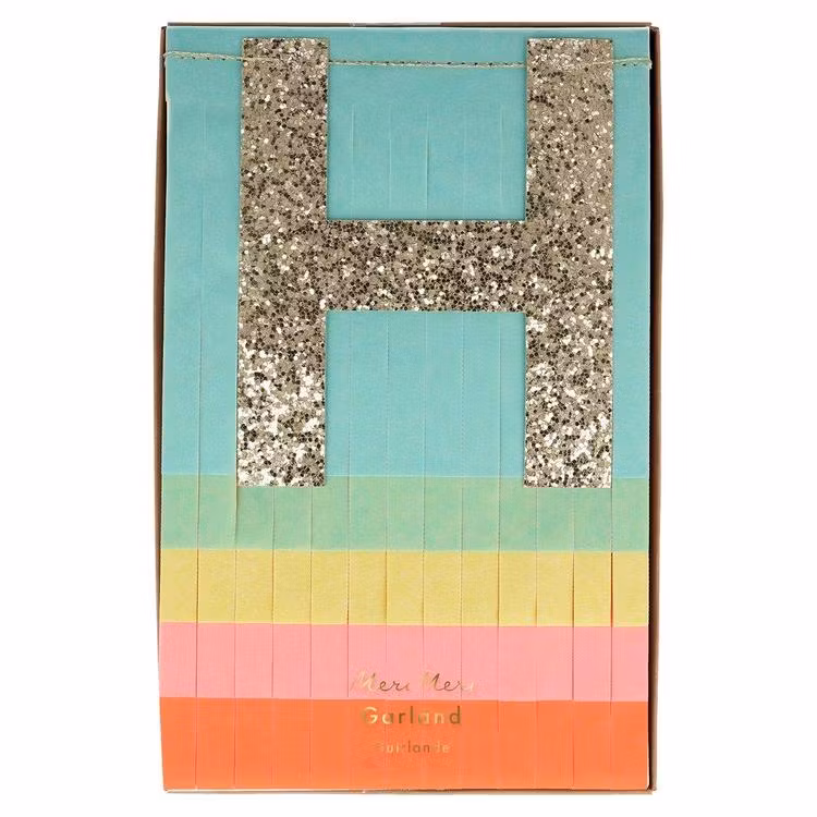 Girlang - Happy Birthday - Rainbow Fringes