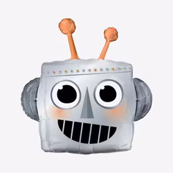 Folieballong - Robothuvud