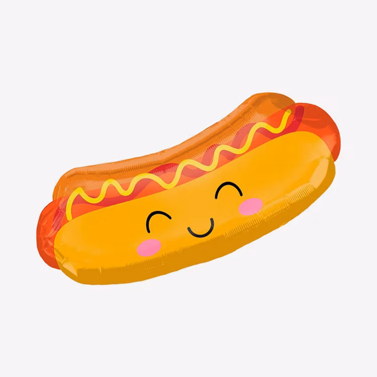 Folieballong - Happy Hot Dog