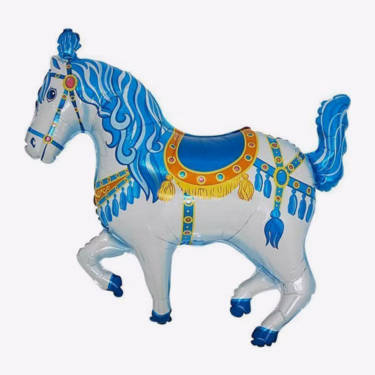 Folieballong - Crikushäst - Blå
