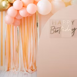 Backdrop - Streamer - Peach