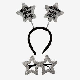 Diadem och glasögon - Happy New Year