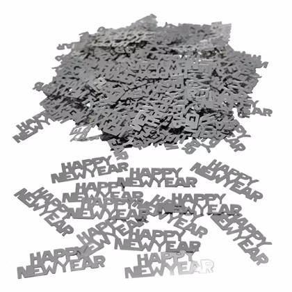 Konfetti - Happy New Year - Silver