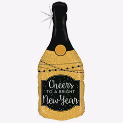 Folieballong - Cheers To a Bright New Year