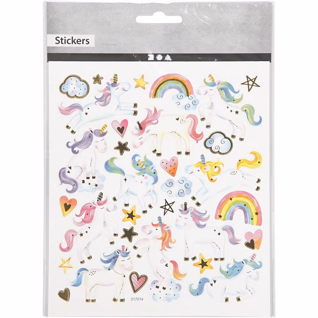 Stickers - Enhörningar