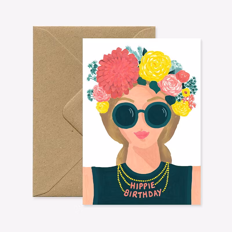 Kort - Hippie Birthday