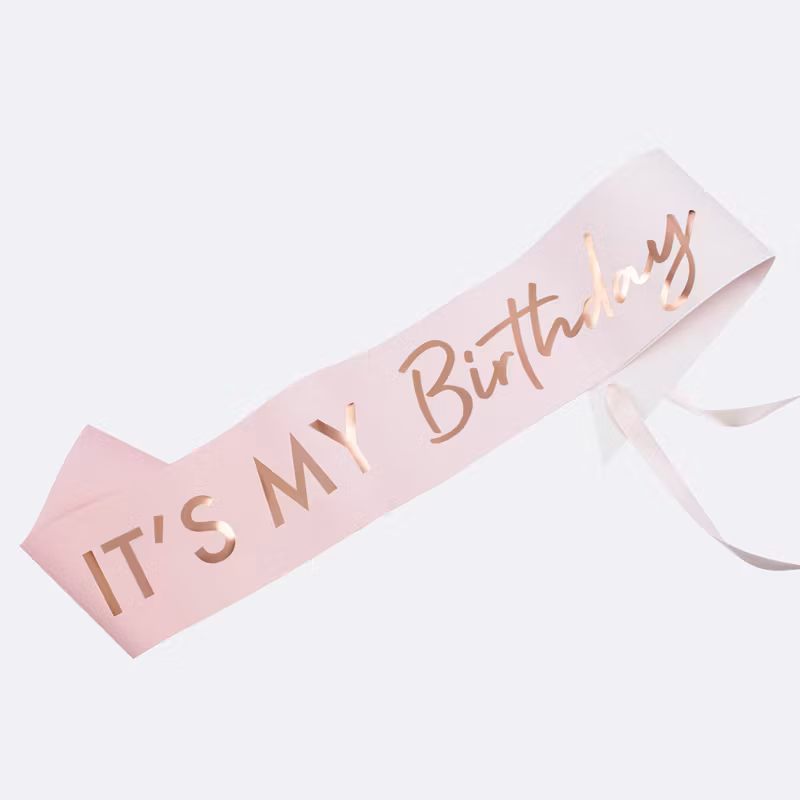Sashband - It's my  Birthday Ombre