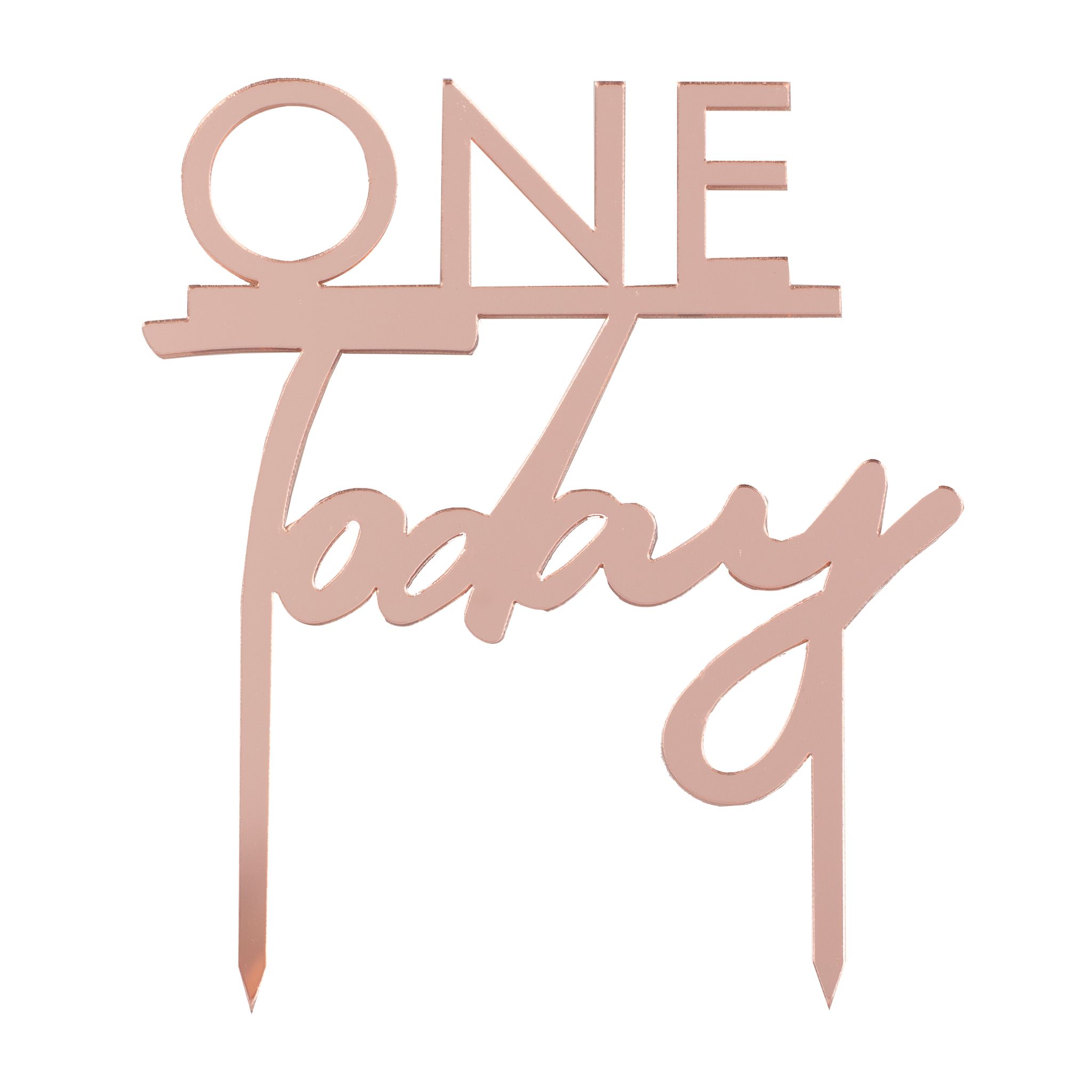 Cake topper - One Today