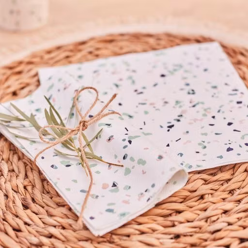 Servetter - Terrazzo print