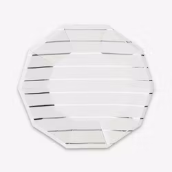 Tallrikar - Frenchie Stripe Silver