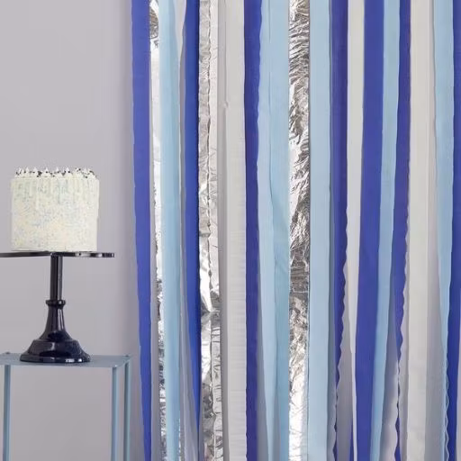 Backdrop - Streamer - Blå