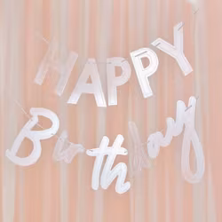 Girlang Happy Birthday - Akryl