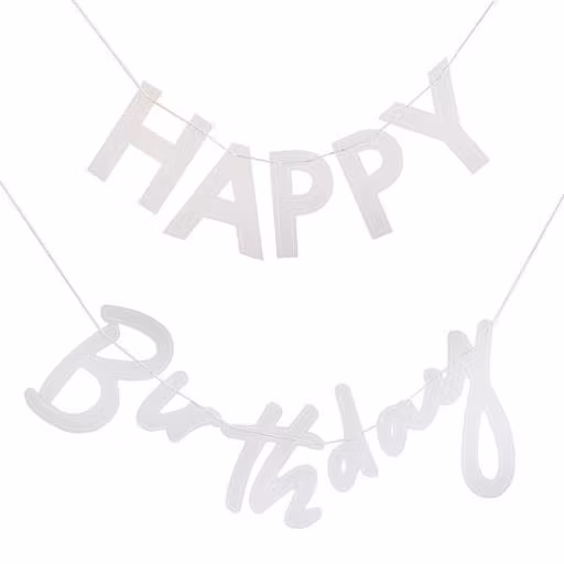 Girlang Happy Birthday - Akryl