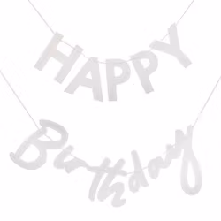 Girlang Happy Birthday - Akryl
