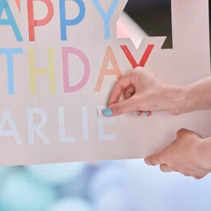 Photo booth - Personlig - Happy Birthday