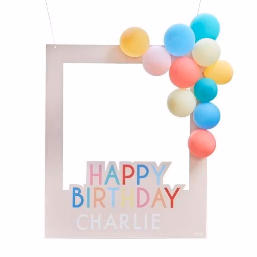 Photo booth - Personlig - Happy Birthday