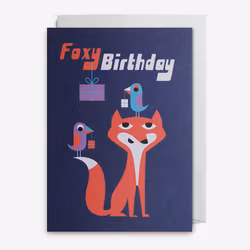 Kort - Foxy birthday