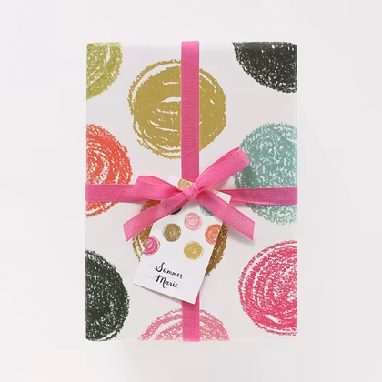 Etiketter Party dots