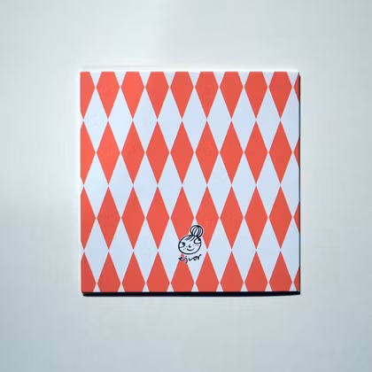 Mönsterkort Gul Chevron