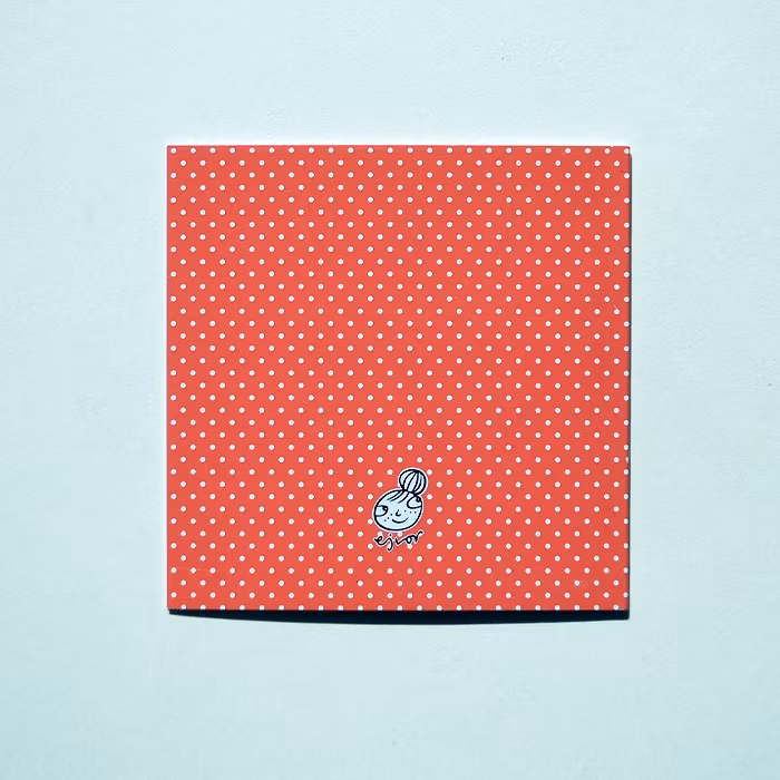 Mönsterkort Grön/Vit prick