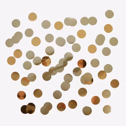 Konfetti Guld