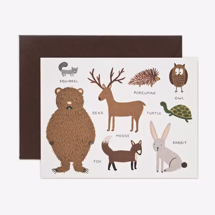 Kort Animal chart set