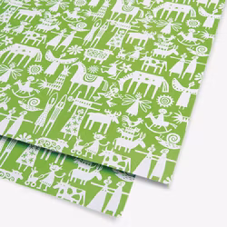 Presentpapper Bengt & Lotta grön