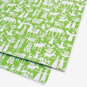 Presentpapper Bengt & Lotta grön