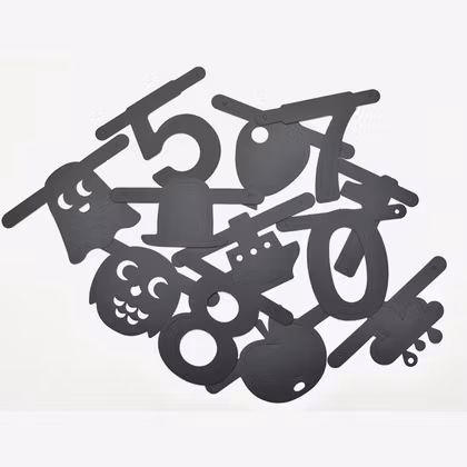OMM Design Bokstavsbanner tilläggs-kit