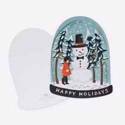 Julkort - Snow Globe