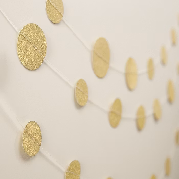 Girlang Confetti Guld