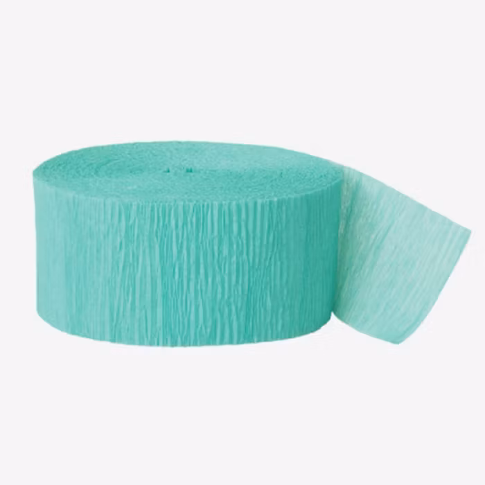 Crepe Streamer Aqua